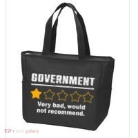 Anti Government One Star Rate Not Recommend Tote Bag thumb 3