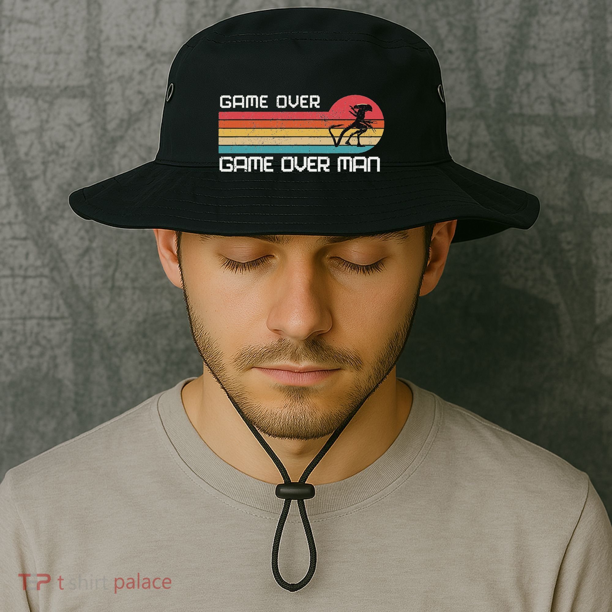 Alien Game Over Man Bucket Hat
