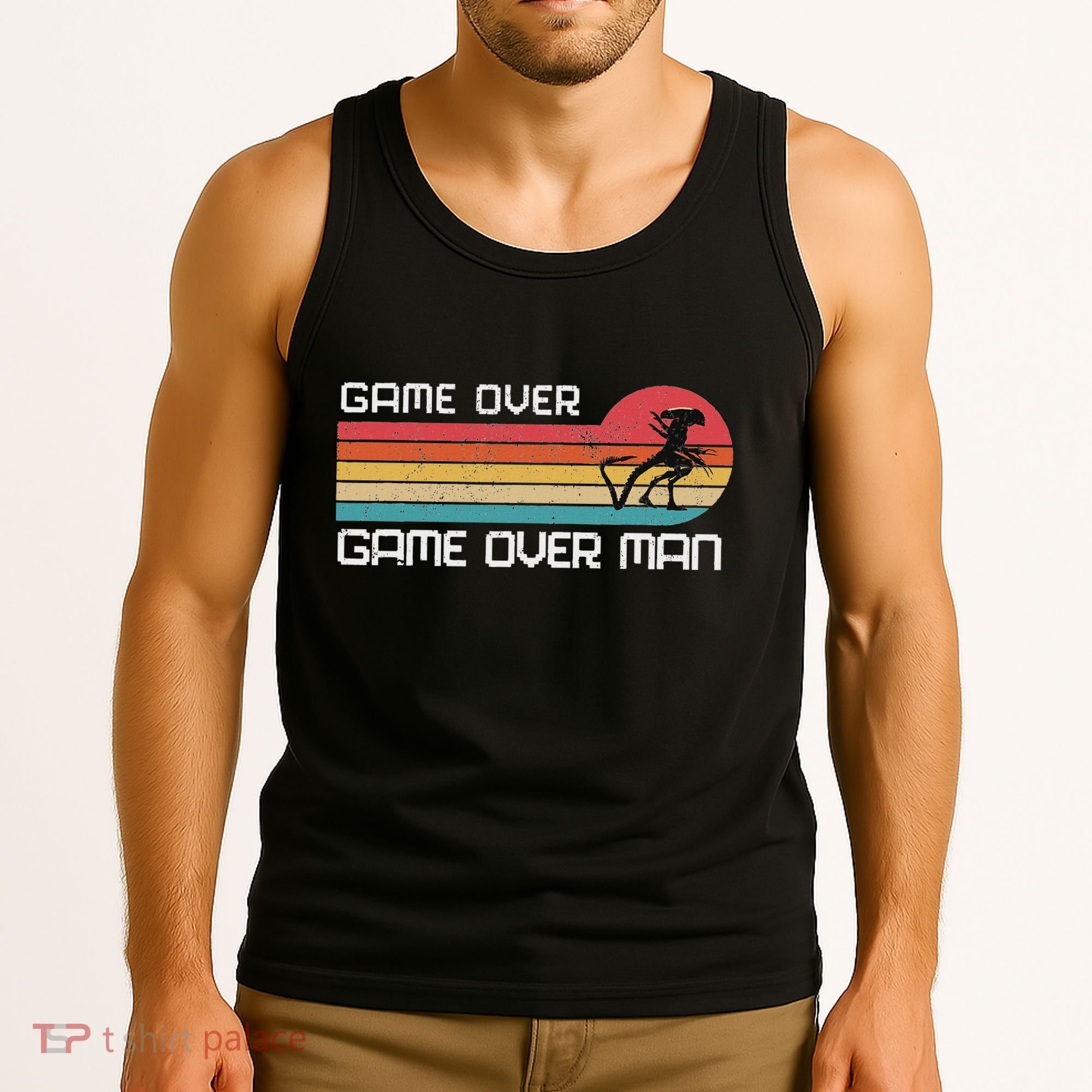 Alien Game Over Man Tank Top