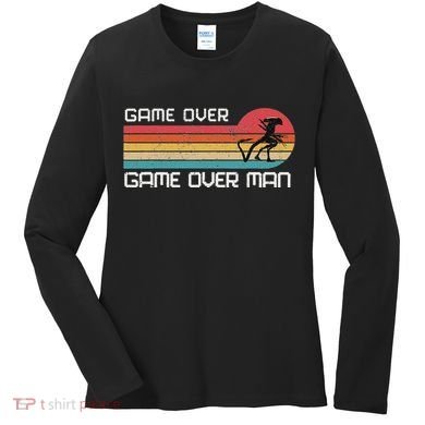 Alien Game Over Man Women's Long Sleeve Shirt