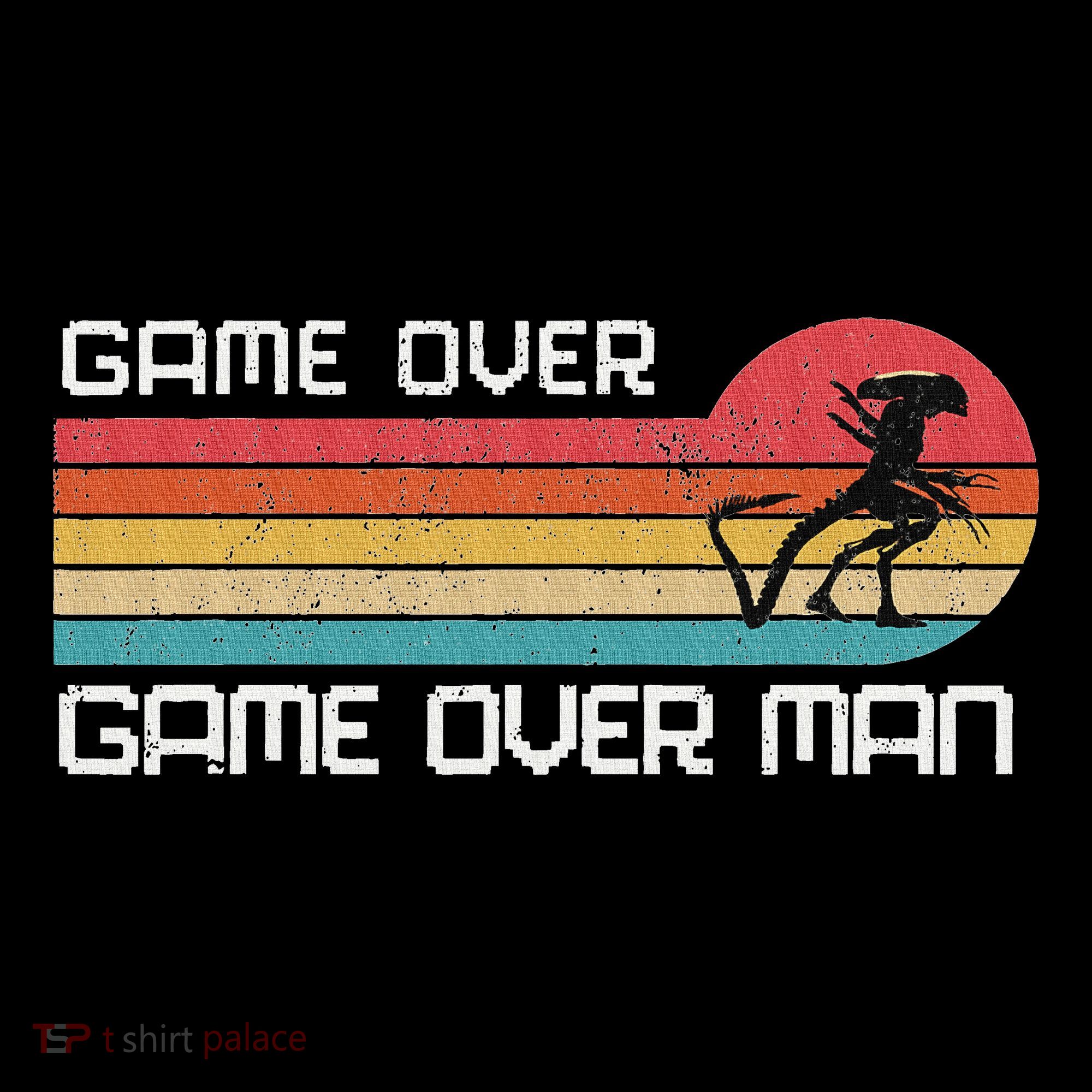 Alien Game Over Man Kids Hoodie