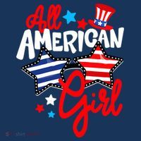American Girls Patriotic July 4th Funny Sweatshirt thumb 3