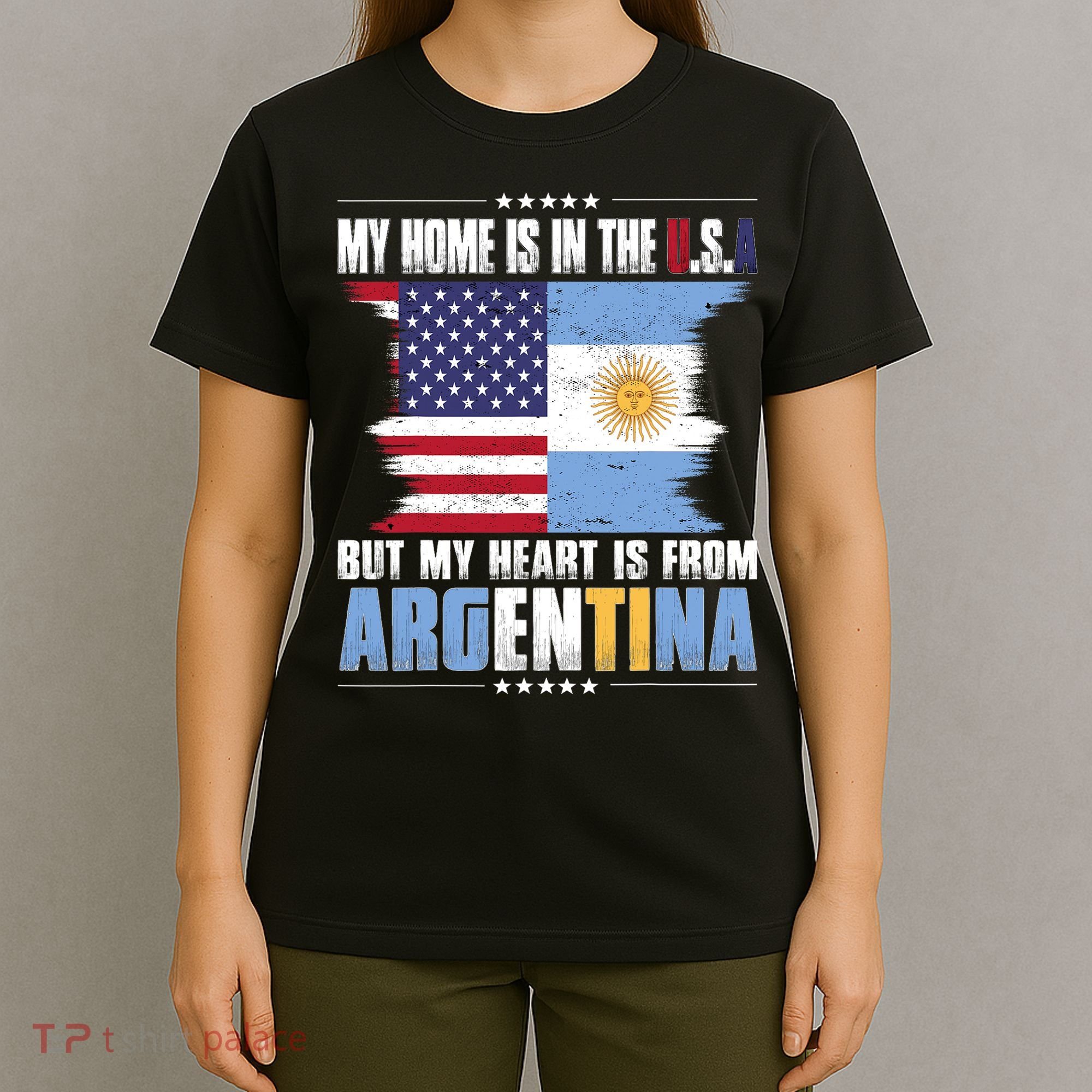American Grown Patriot Argentinian American from Argentina T-Shirt