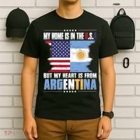 American Grown Patriot Argentinian American from Argentina T-Shirt thumb 6