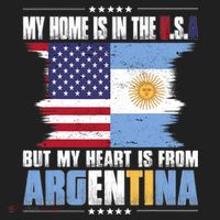 American Grown Patriot Argentinian American from Argentina Golf Towel thumb 3