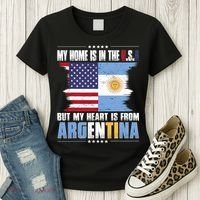 American Grown Patriot Argentinian American from Argentina Women's T-Shirt thumb 3