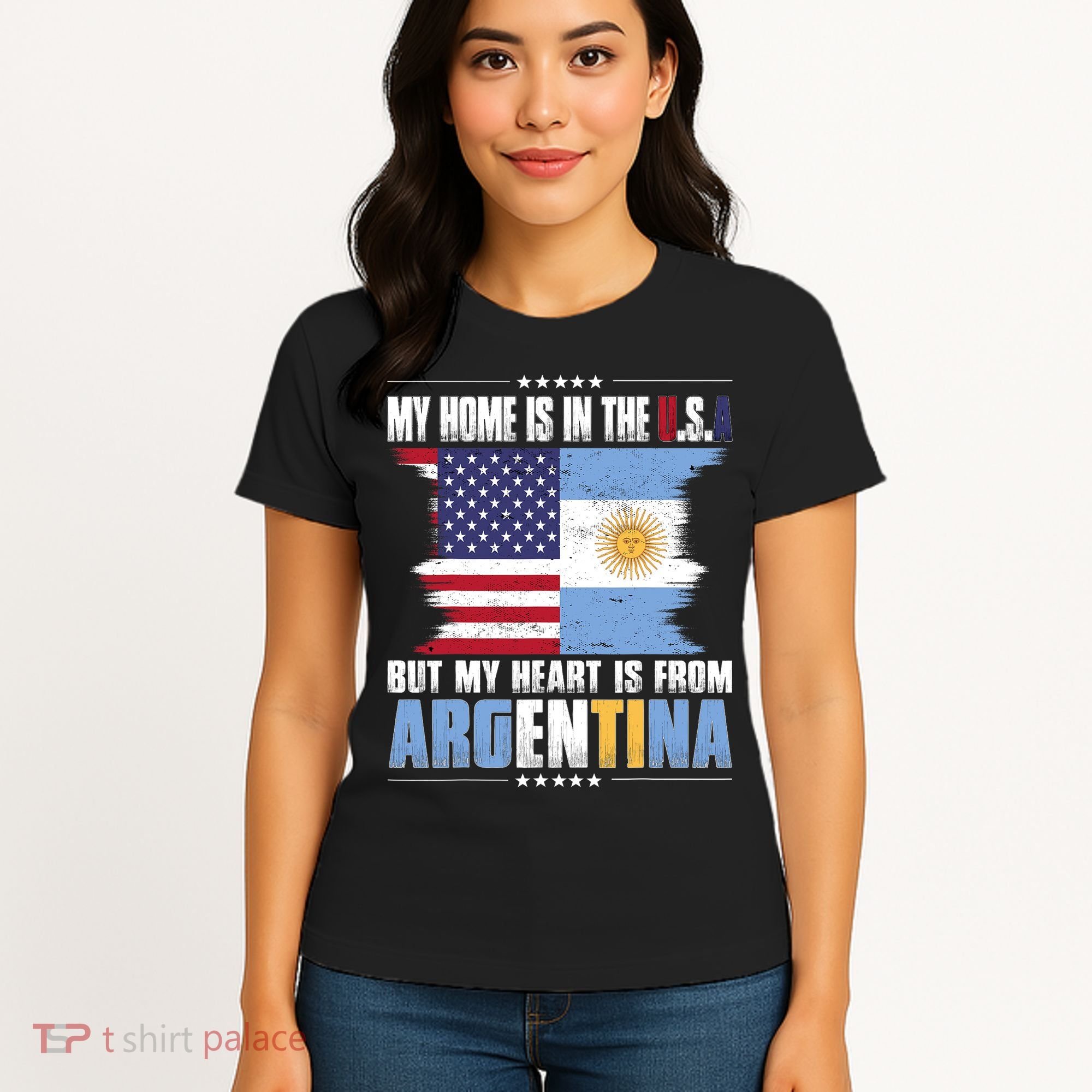 American Grown Patriot Argentinian American from Argentina Women's T-Shirt