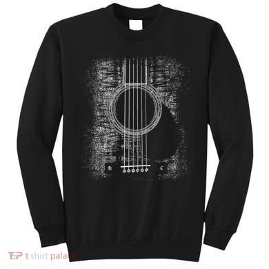 Acoustic Guitar Player Six String Classic Rock & Roll Sweatshirt