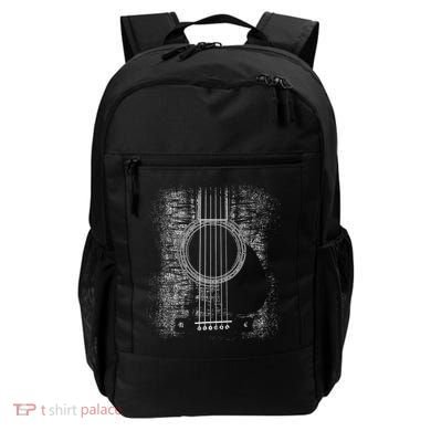 Acoustic Guitar Player Six String Classic Rock & Roll Backpack