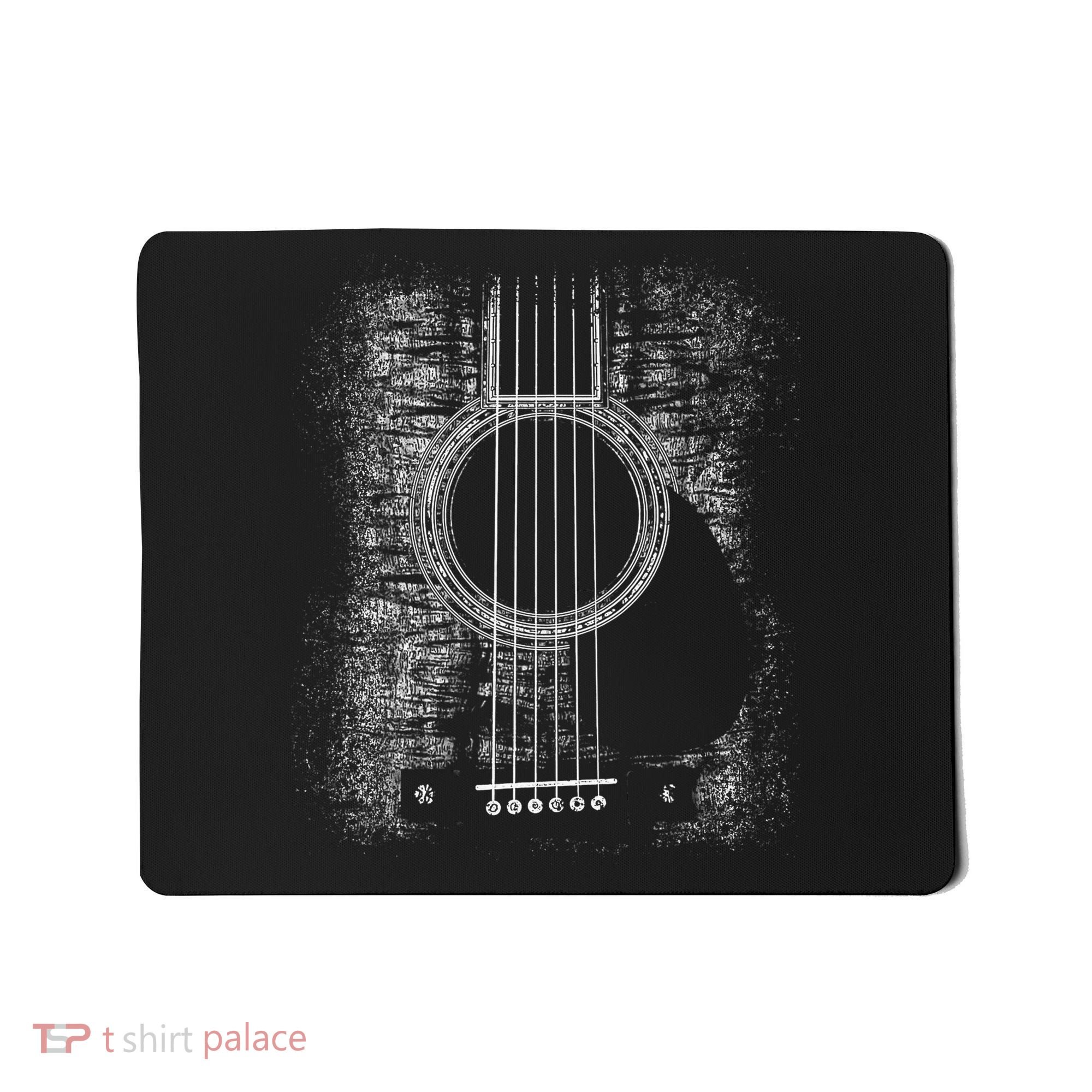 Acoustic Guitar Player Six String Classic Rock & Roll Mousepad