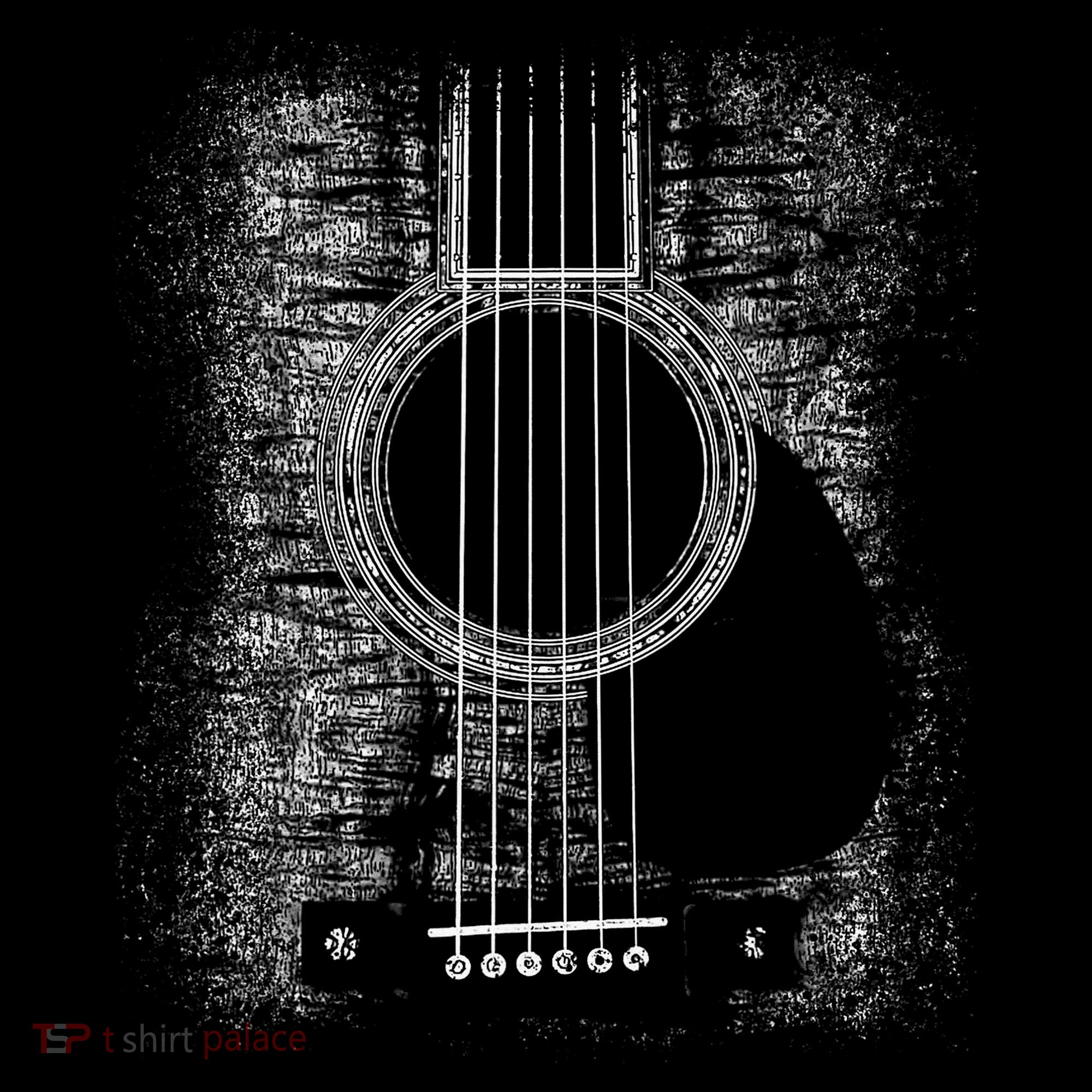 Acoustic Guitar Player Six String Classic Rock & Roll Toddler Hoodie