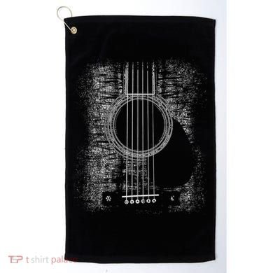 Acoustic Guitar Player Six String Classic Rock & Roll Golf Towel
