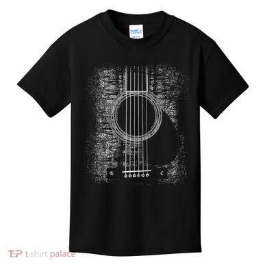 Acoustic Guitar Player Six String Classic Rock & Roll Kids T-Shirt