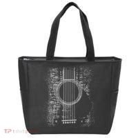 Acoustic Guitar Player Six String Classic Rock & Roll Tote Bag thumb 0