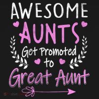 Aunts Get Promoted To Great Aunt Cute Hoodie thumb 7