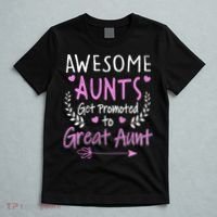 Aunts Get Promoted To Great Aunt Cute T-Shirt thumb 5