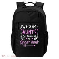 Aunts Get Promoted To Great Aunt Cute Backpack thumb 0