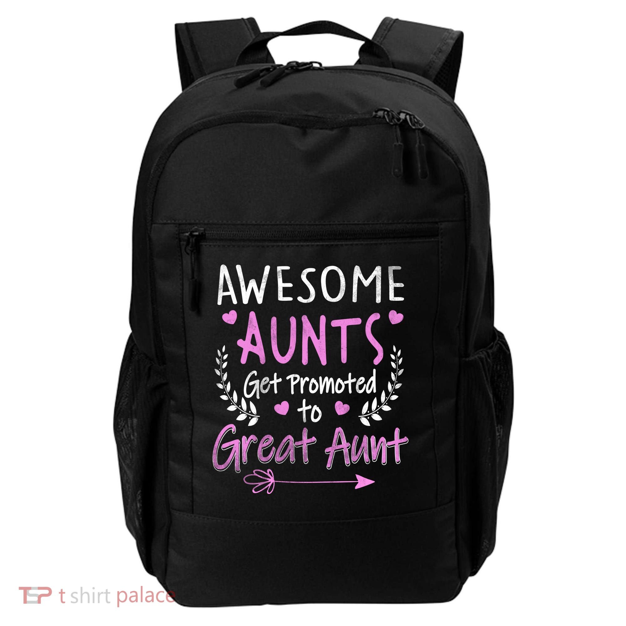 Aunts Get Promoted To Great Aunt Cute Backpack