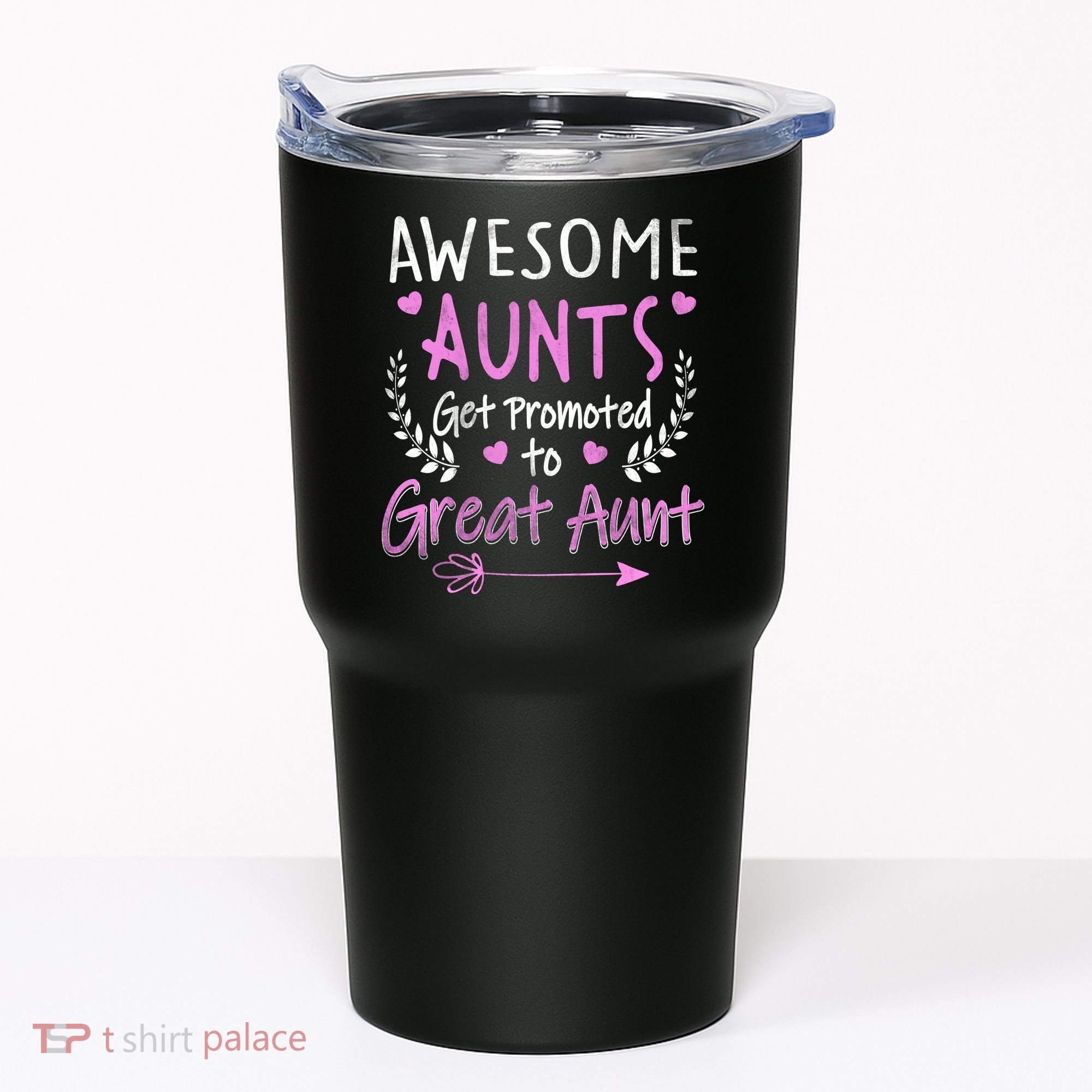Aunts Get Promoted To Great Aunt Cute Tumbler
