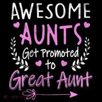 Aunts Get Promoted To Great Aunt Cute Mousepad thumb 1
