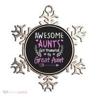 Aunts Get Promoted To Great Aunt Cute Ornament thumb 0