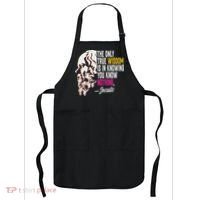 Ancient Greek Philosophy Quote The Only True Wisdom Socrates Apron thumb 0