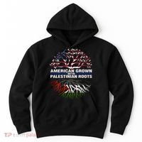 American Grown Palestinian Roots Palestine Flag Hoodie thumb 0