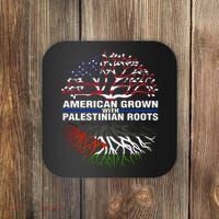 American Grown Palestinian Roots Palestine Flag Coaster thumb 0