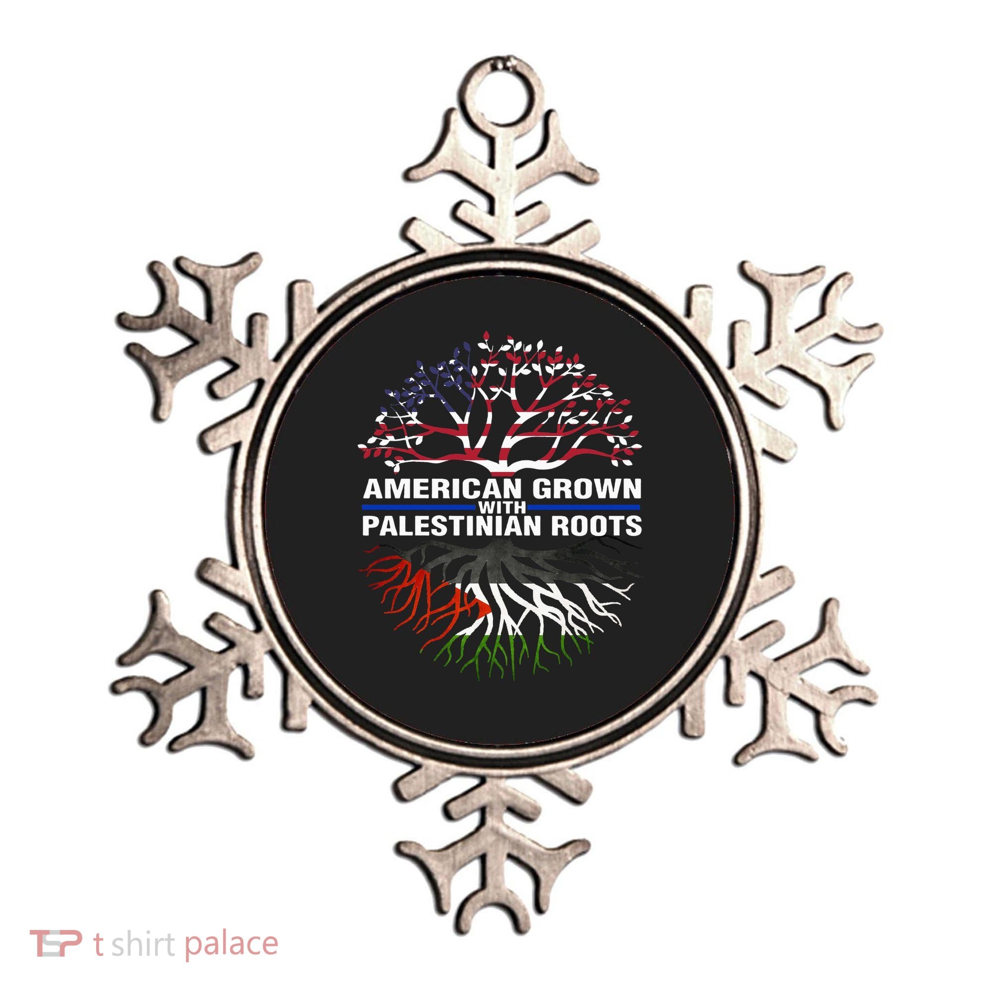 American Grown Palestinian Roots Palestine Flag Ornament