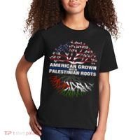 American Grown Palestinian Roots Palestine Flag Kids T-Shirt thumb 2