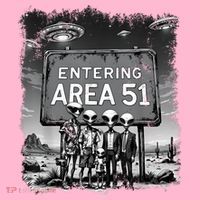 Aliens Group Photo Entering Area 51 Funny Ufo Uap Conspiracy Coaster thumb 2