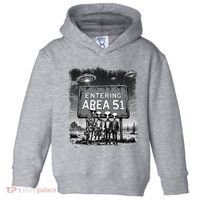 Aliens Group Photo Entering Area 51 Funny Ufo Uap Conspiracy Toddler Hoodie thumb 0