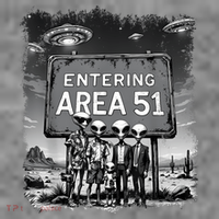 Aliens Group Photo Entering Area 51 Funny Ufo Uap Conspiracy Toddler Hoodie thumb 2