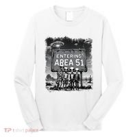 Aliens Group Photo Entering Area 51 Funny Ufo Uap Conspiracy Long Sleeve Shirt thumb 0