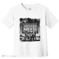 Aliens Group Photo Entering Area 51 Funny Ufo Uap Conspiracy Toddler T-Shirt thumb 0