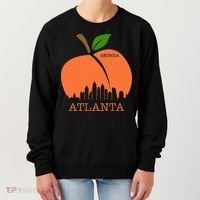 Atlanta Georgia Peach Skyline Women's Sweatshirt thumb 0