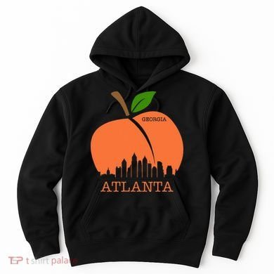 Atlanta Georgia Peach Skyline Hoodie