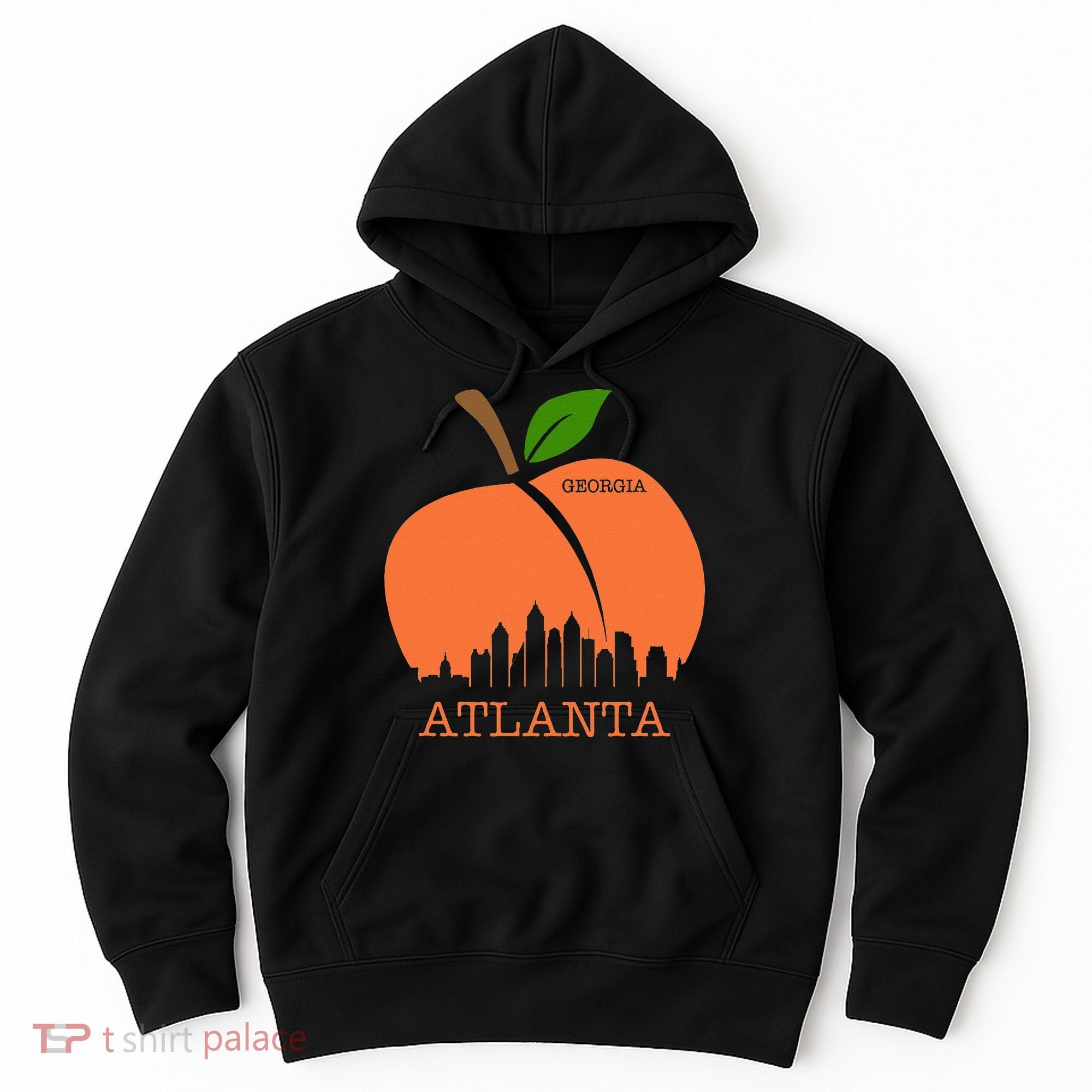 Atlanta Georgia Peach Skyline Hoodie