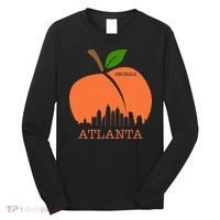 Atlanta Georgia Peach Skyline Long Sleeve Shirt thumb 0