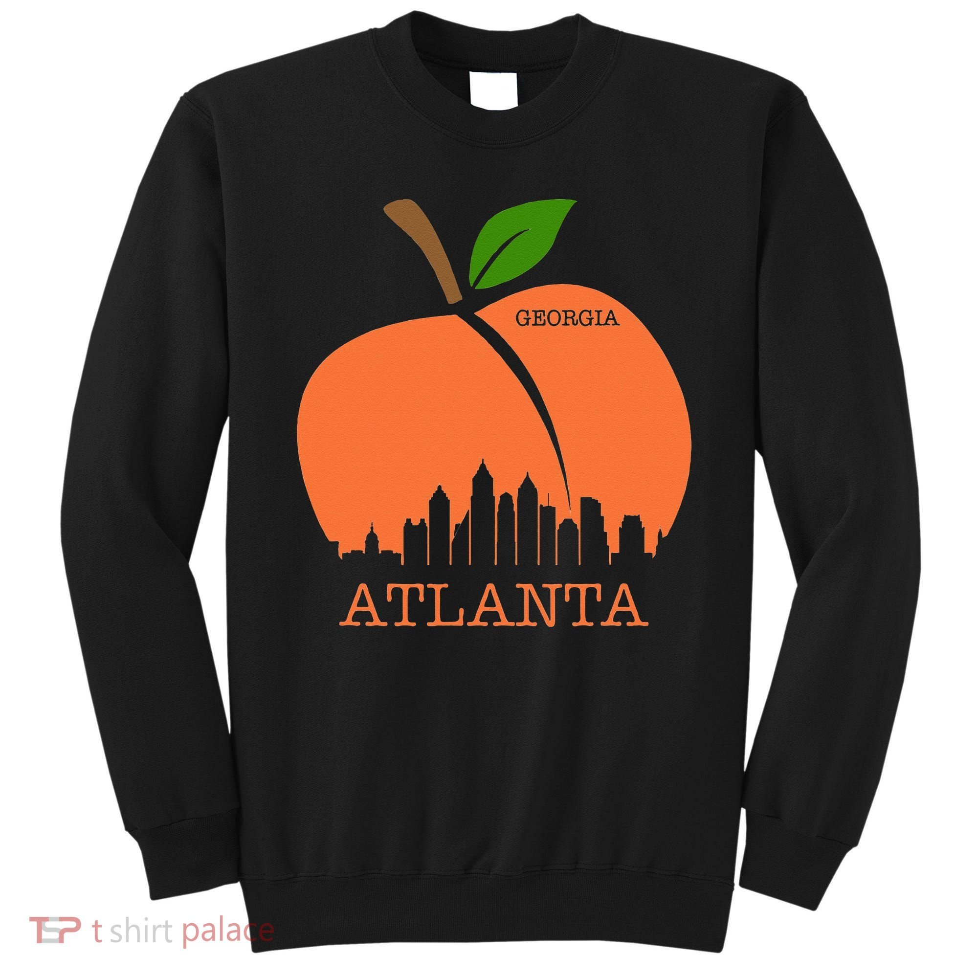 Atlanta Georgia Peach Skyline Sweatshirt