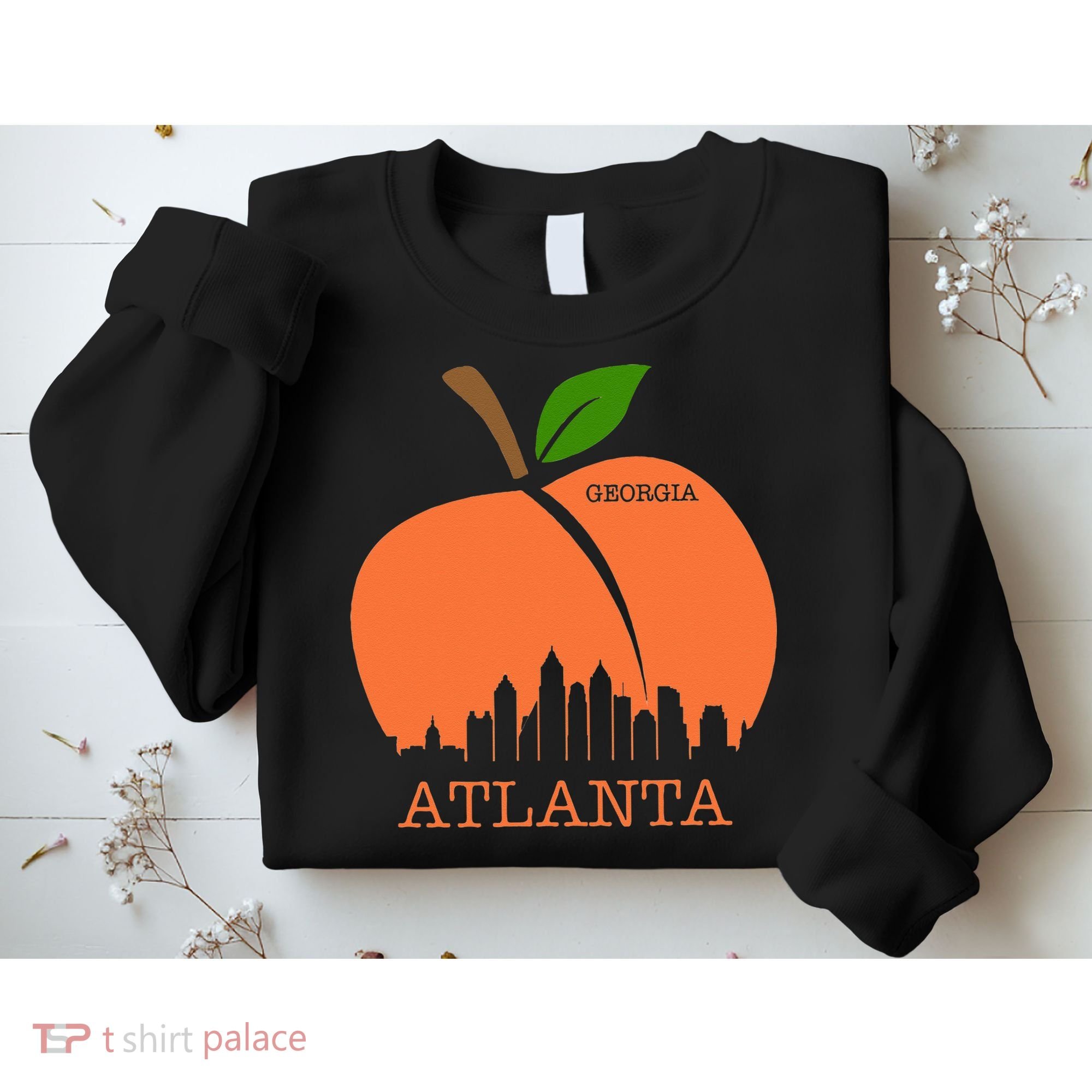 Atlanta Georgia Peach Skyline Sweatshirt