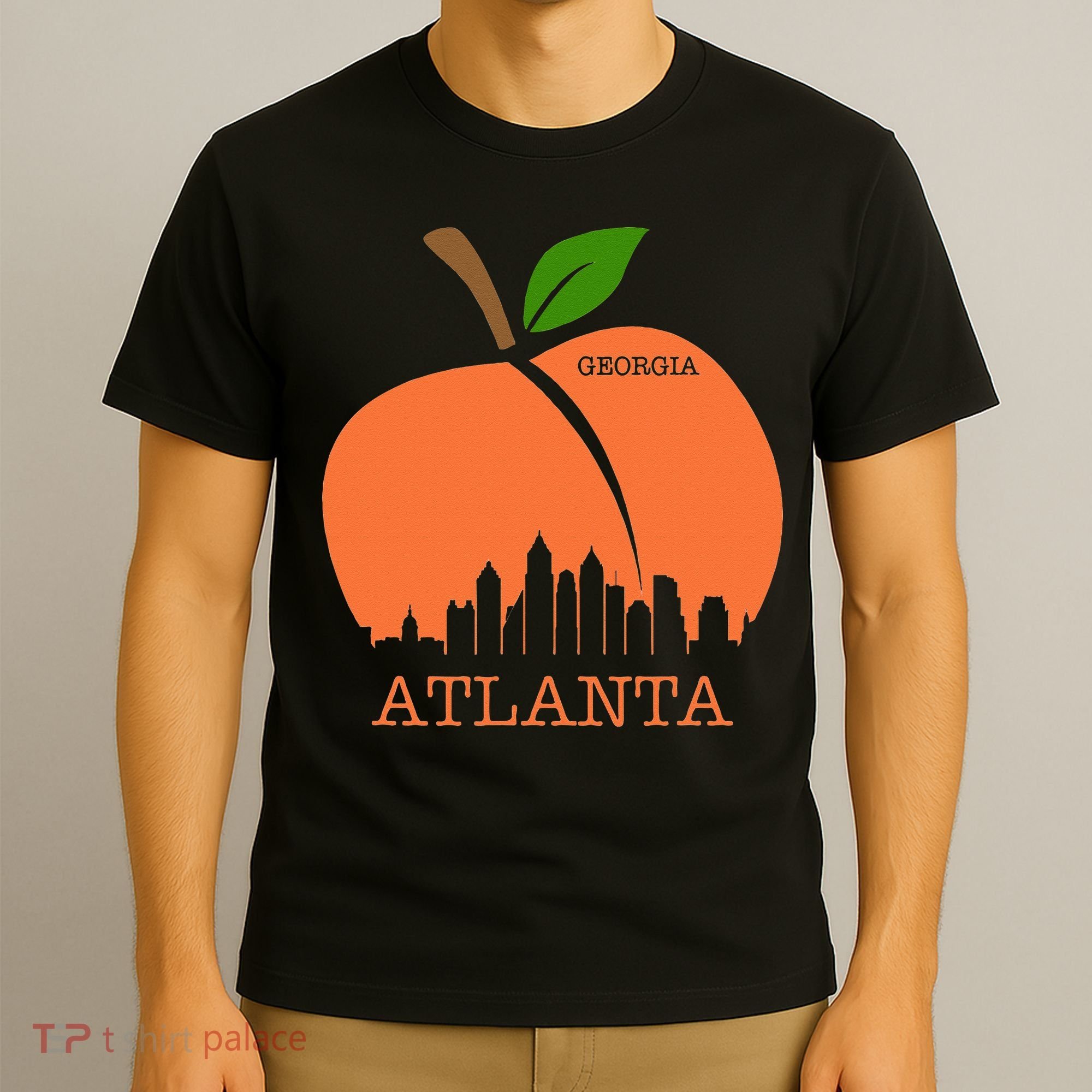 Atlanta Georgia Peach Skyline T-Shirt