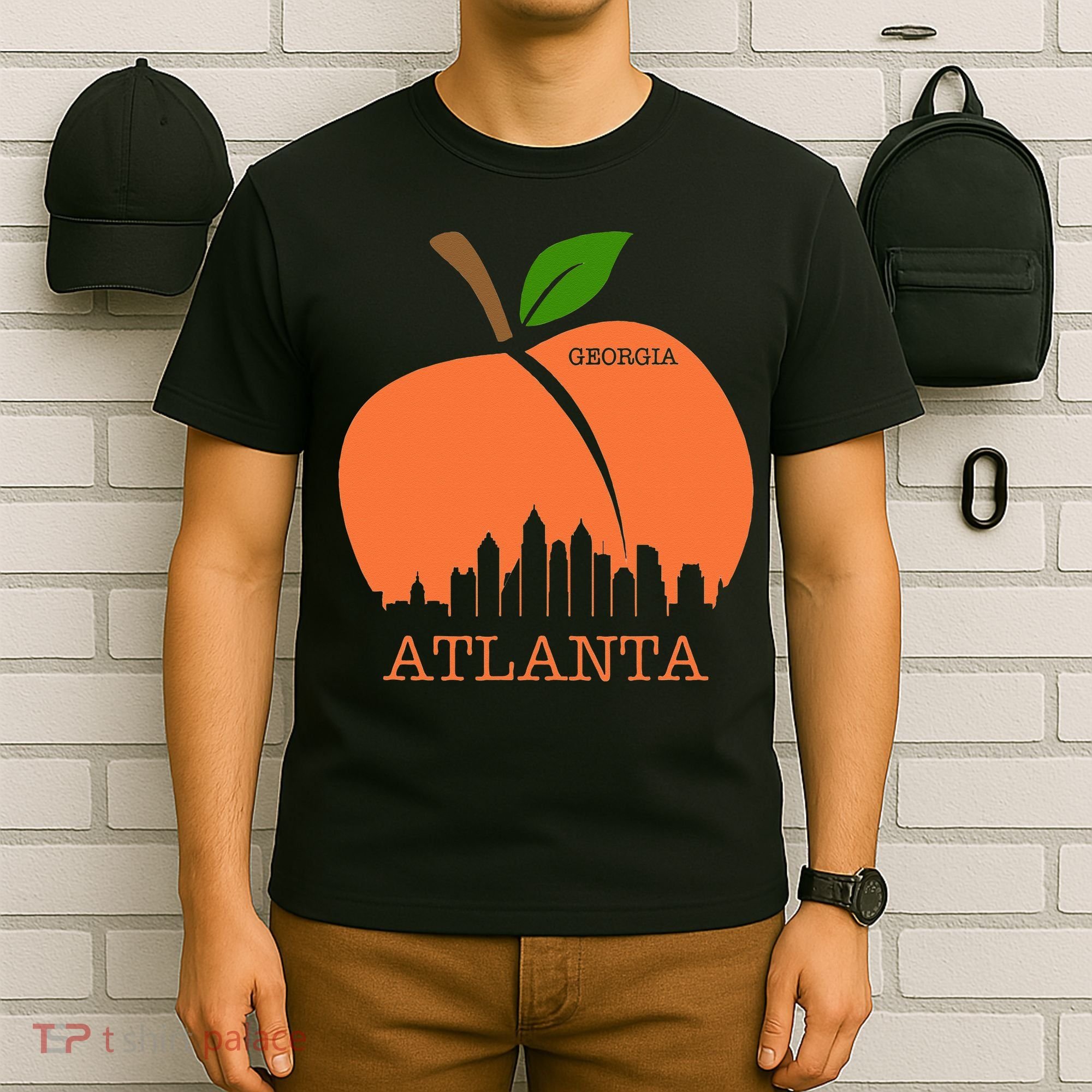 Atlanta Georgia Peach Skyline T-Shirt