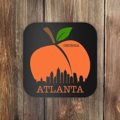 Atlanta Georgia Peach Skyline Coaster
