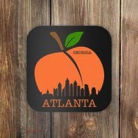 Atlanta Georgia Peach Skyline Coaster thumb 0