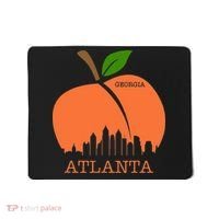 Atlanta Georgia Peach Skyline Mousepad thumb 0