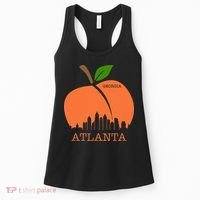 Atlanta Georgia Peach Skyline Women's Tank Top thumb 0