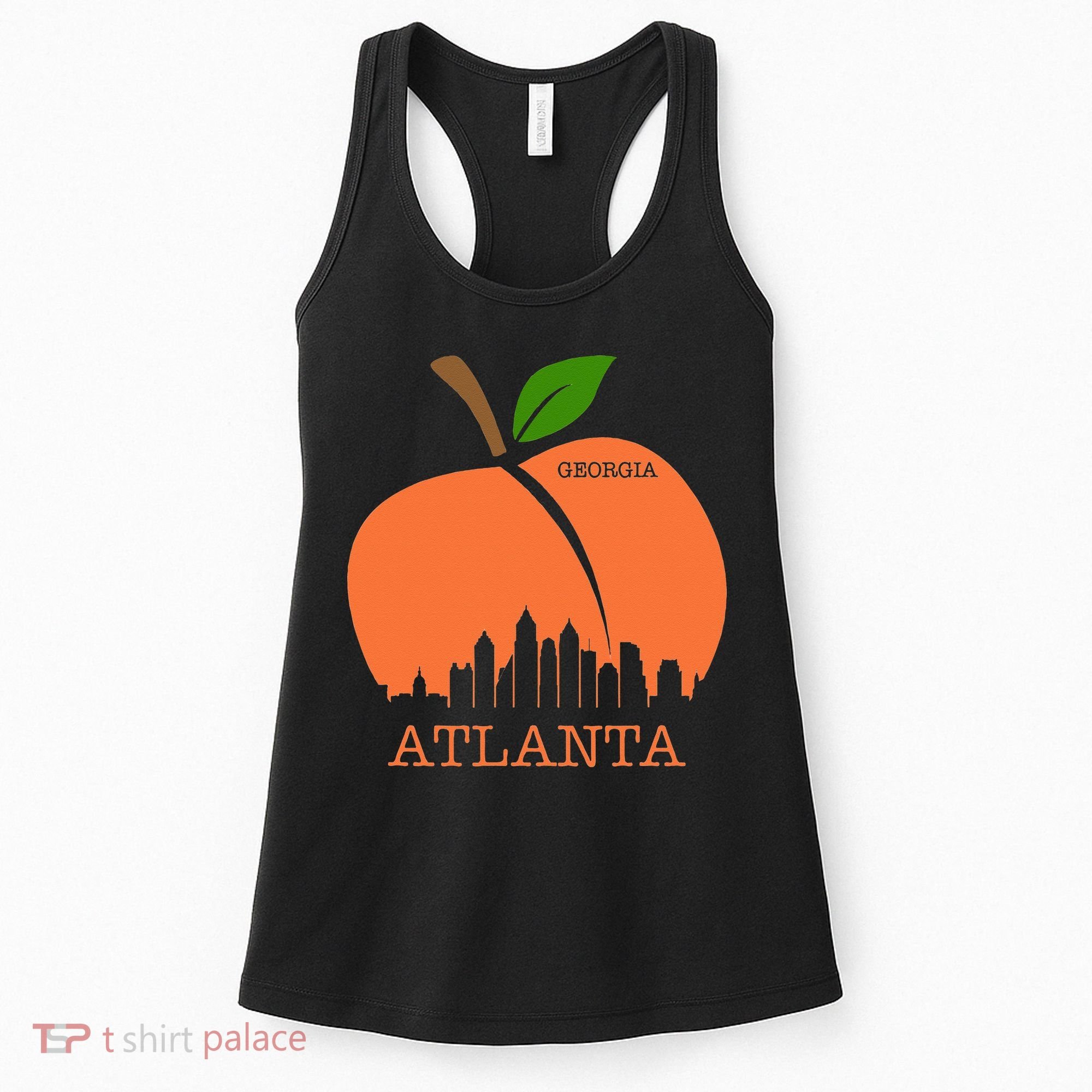 Atlanta Georgia Peach Skyline Women's Tank Top