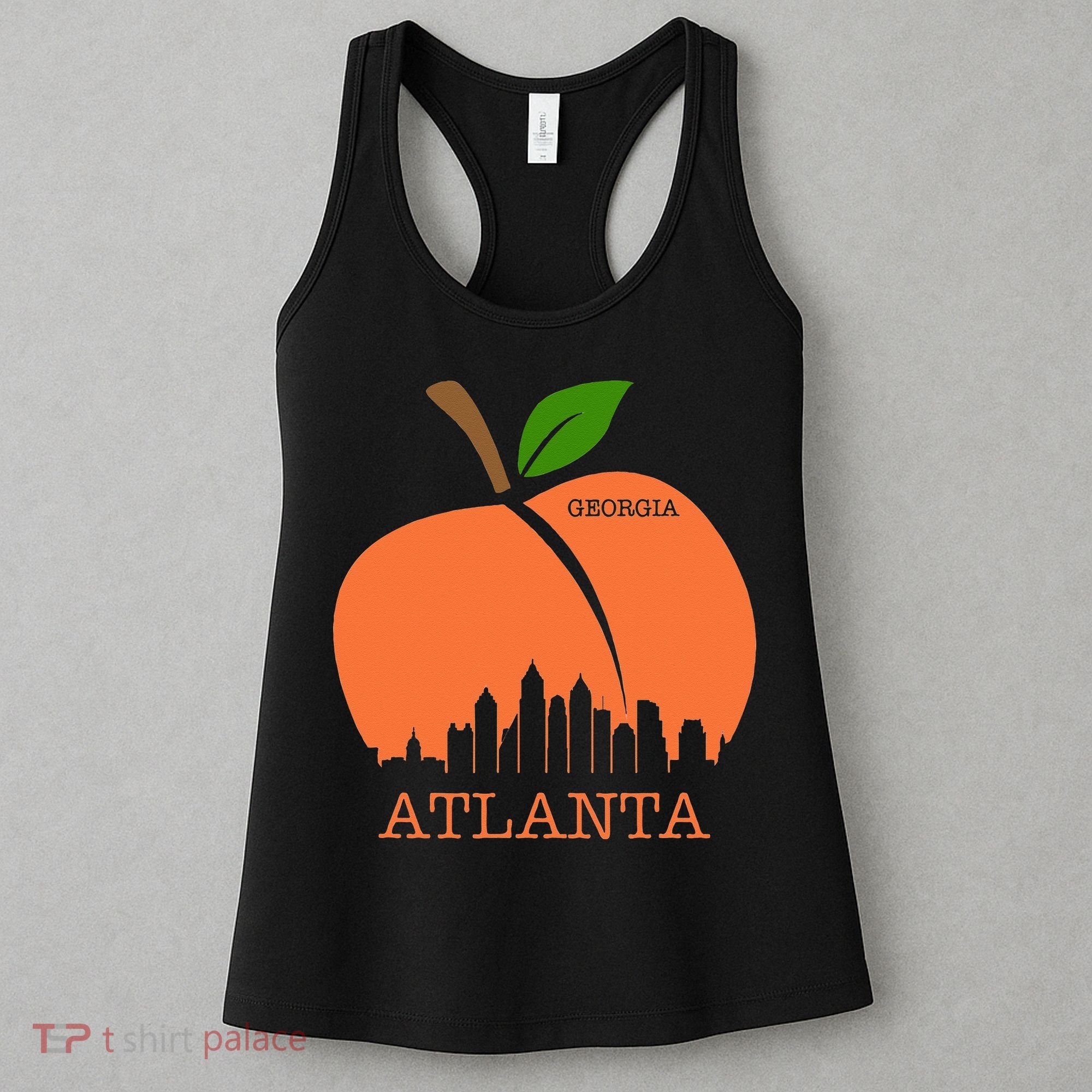 Atlanta Georgia Peach Skyline Women's Tank Top