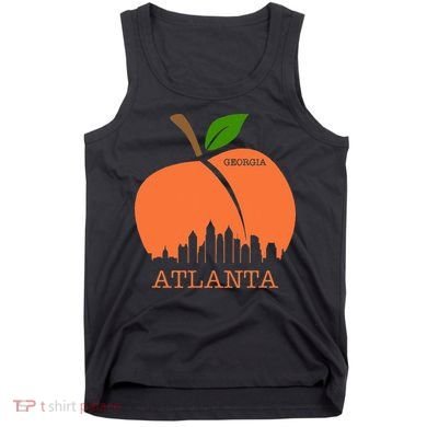 Atlanta Georgia Peach Skyline Tank Top